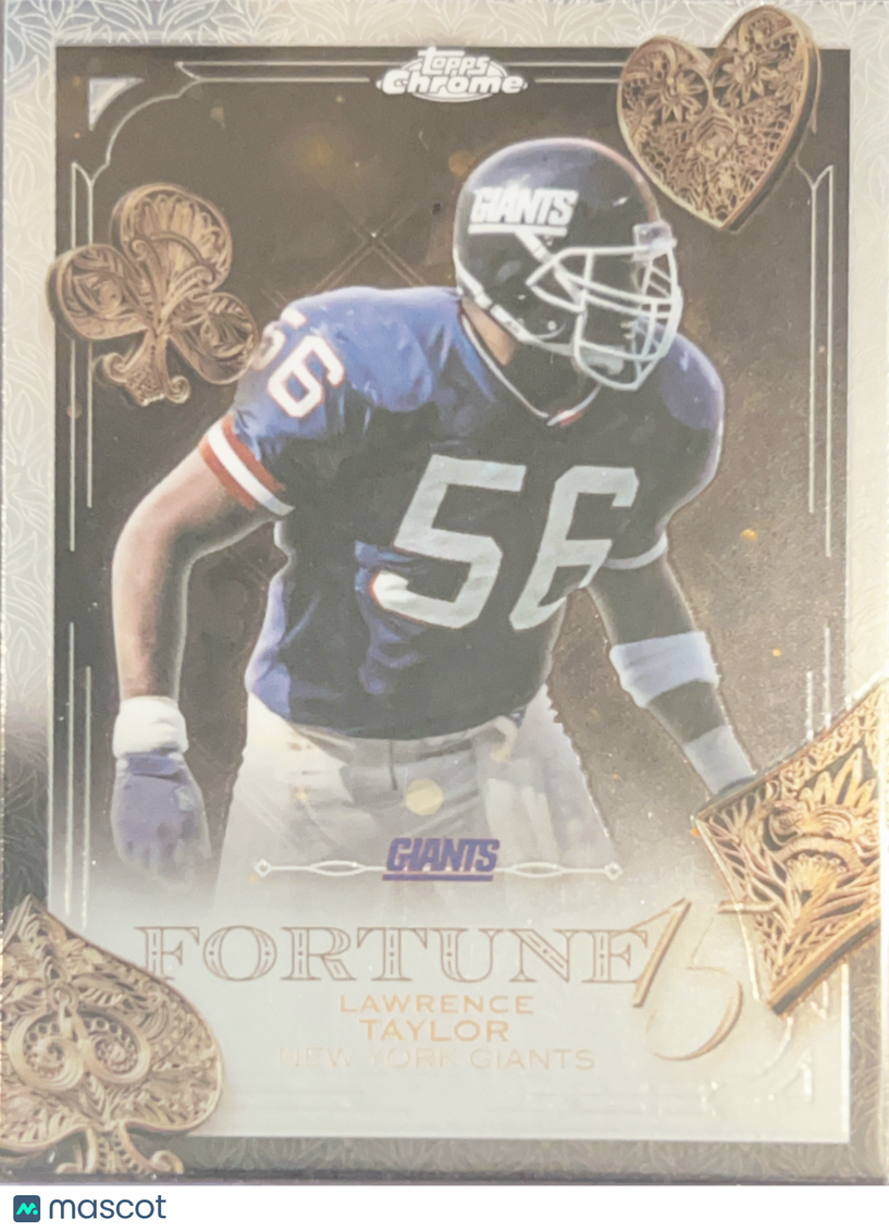2025 Topps Chrome Fortune 15 Lawrence Taylor #F15-32