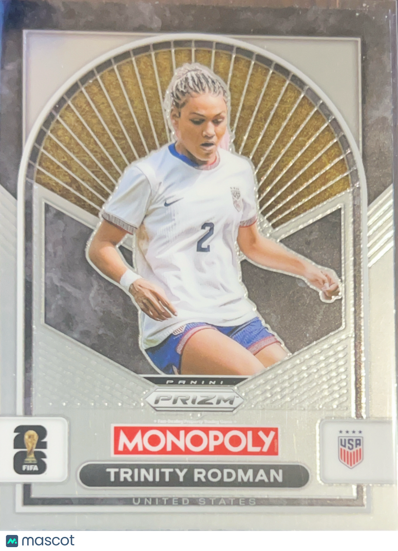 2026 Panini Monopoly Prizm FIFA World Cup 26 Trinity Rodman #94