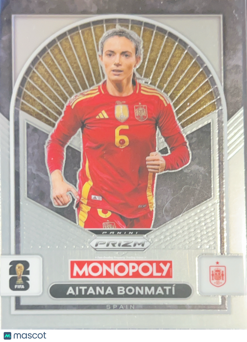 2026 Panini Monopoly Prizm FIFA World Cup 26 Aitana Bonmatí #99