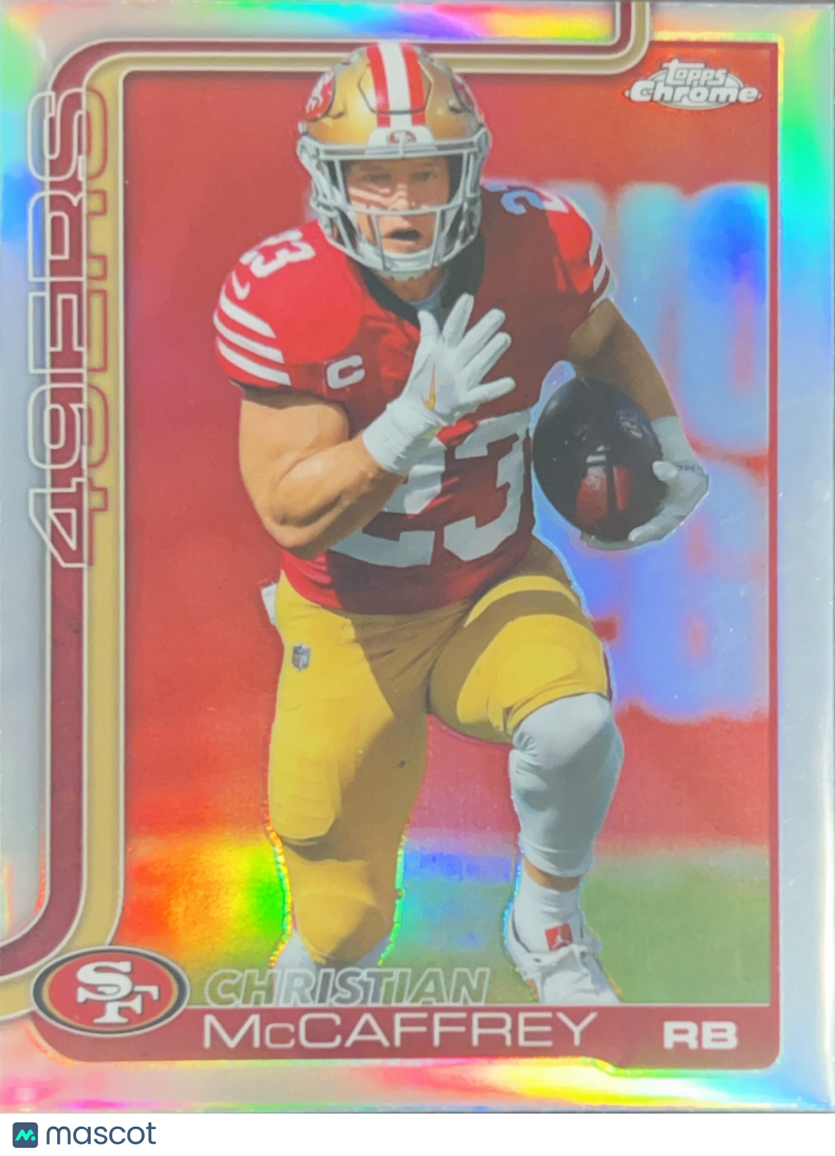 2025 Topps Chrome Christian McCaffrey #263 Refractor