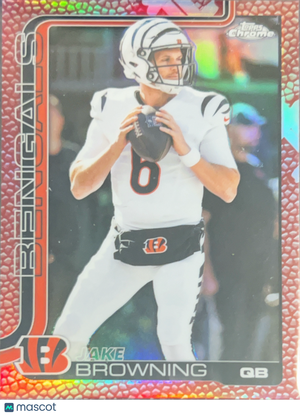 2025 Topps Chrome Jake Browning #63 Red Leather
