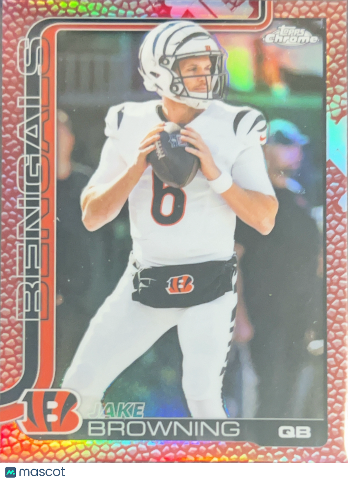 2025 Topps Chrome Jake Browning #63 Red Leather