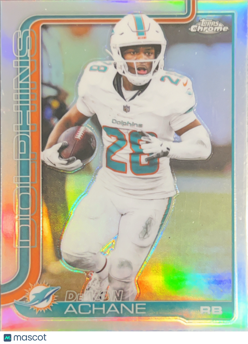 2024 Topps Chrome De'Von Achane #188 Refractor