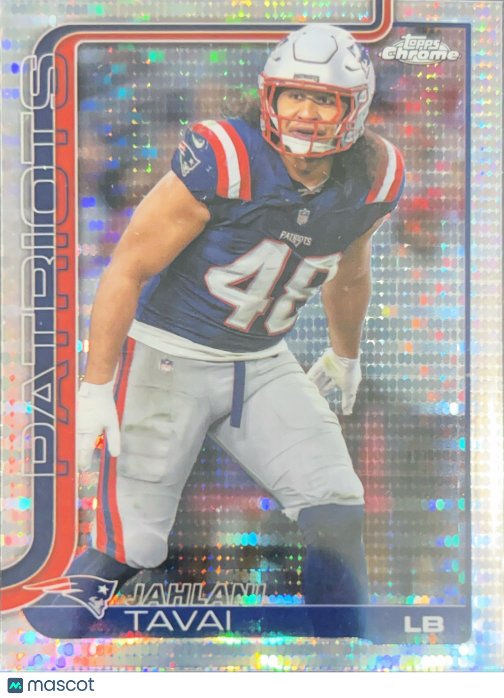 2024 Topps Chrome Jahlani Tavai #213 Prizm