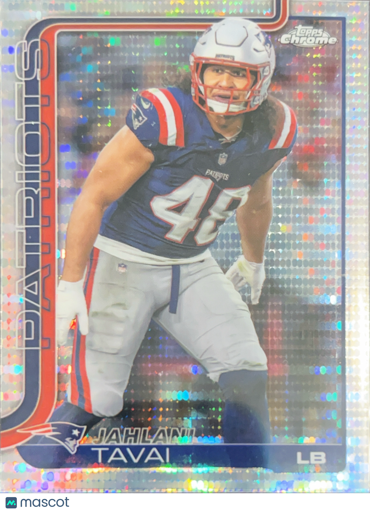 2024 Topps Chrome Jahlani Tavai #213 Prizm