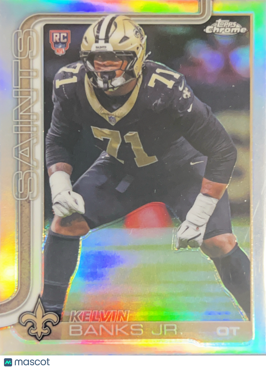 2025 Topps Chrome Kelvin Banks Jr. #378 Refractor RC