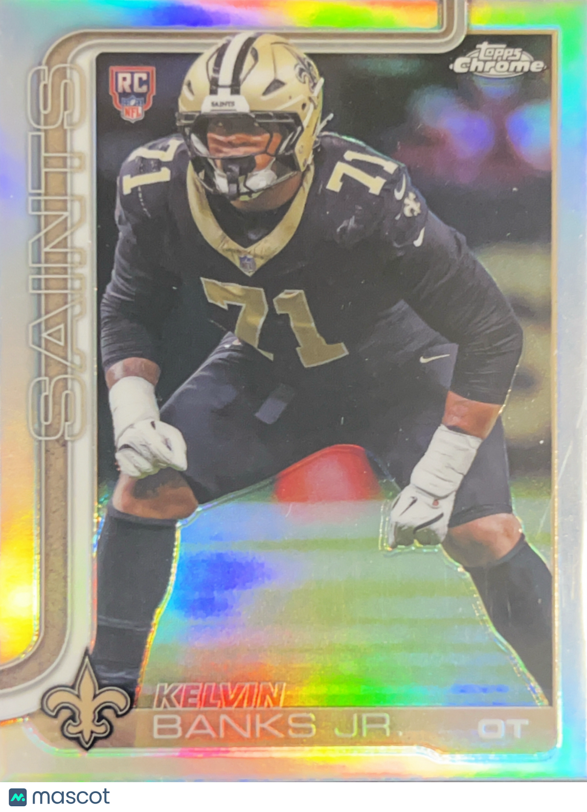 2025 Topps Chrome Kelvin Banks Jr. #378 Refractor RC