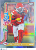 2025 Topps Chrome Future Stars Xavier Worthy #FS-5 Refractor