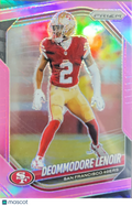 2025 Panini Prizm Football Deommodore Lenoir #281 Pink