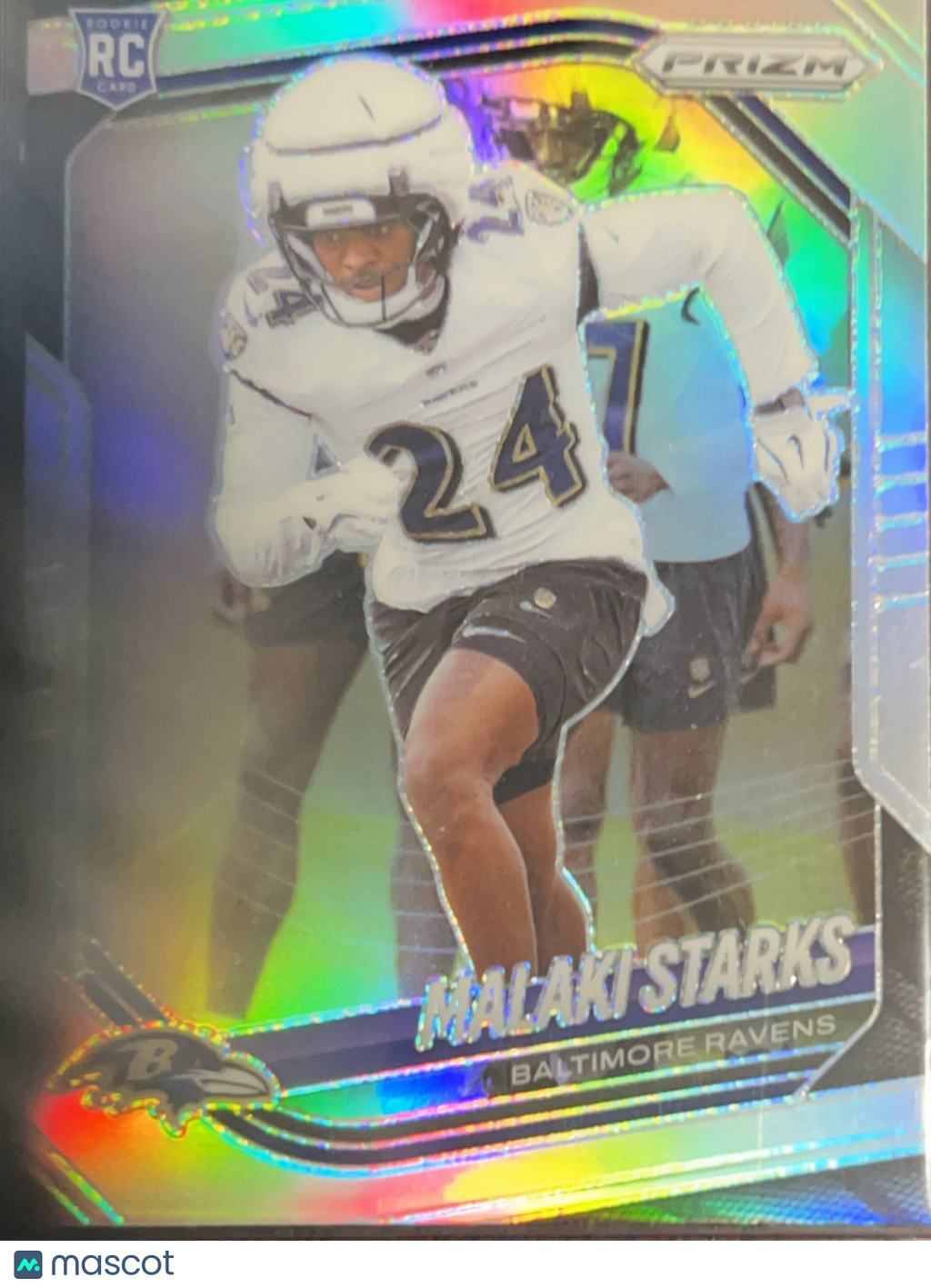 2025 Panini Prizm Football Malaki Starks #310 Silver RC