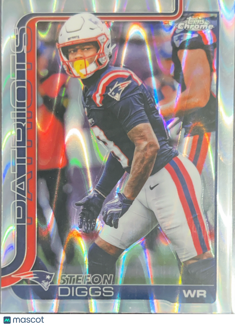 2025 Topps Chrome Stefon Diggs #205 Refractor