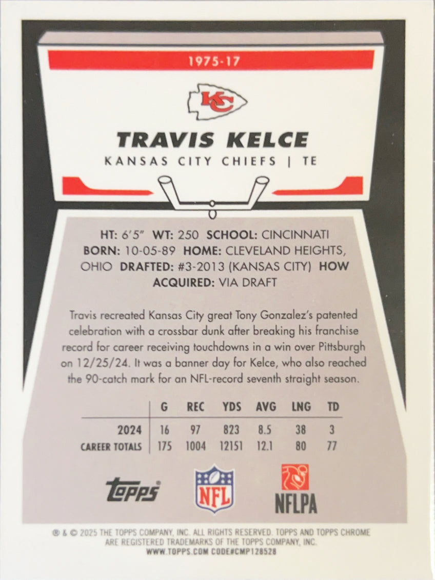 1975 Topps Chrome Travis Kelce #1975-17