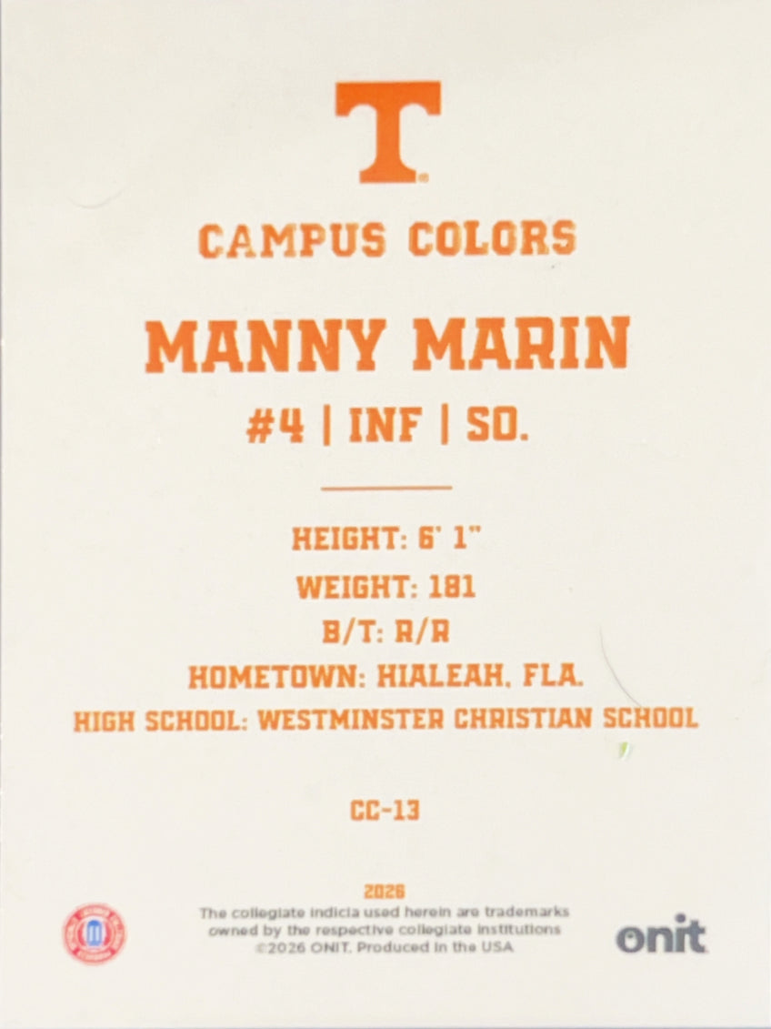 2026 ONIT Campus Colors Manny Marin #CC-13