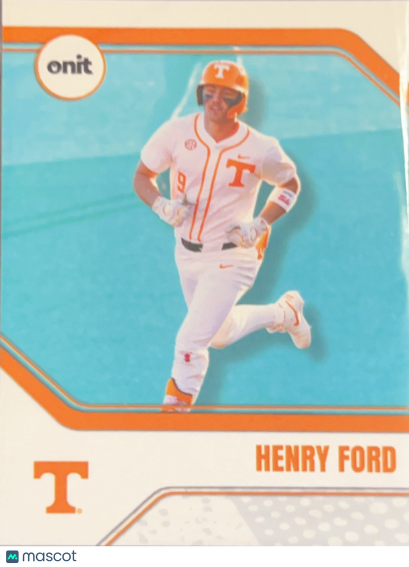 2026 ONIT Tennessee Baseball Henry Ford #B-20