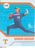 2026 ONIT Tennessee Baseball Brandon Arvidson #B-7