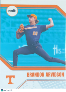 2026 ONIT Tennessee Baseball Brandon Arvidson #B-7