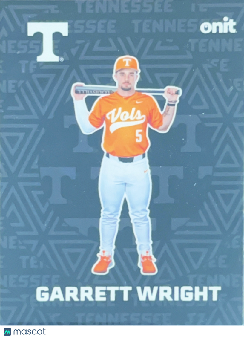 2026 ONIT Tennessee Baseball Garrett Wright #F-11