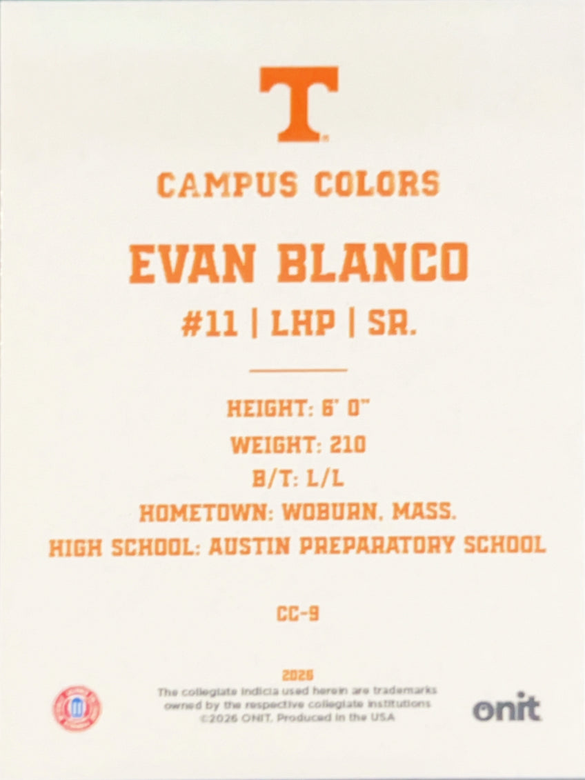 2025 ONIT Campus Colors Evan Blanco #CC-9