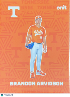2026 ONIT Tennessee Baseball Brandon Arvidson #F-1