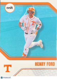 2026 ONIT Tennessee Baseball Henry Ford #B-20