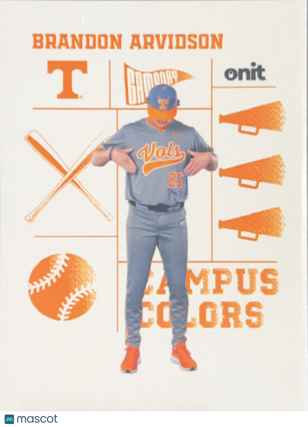 2026 ONIT Campus Colors Brandon Arvidson #CC-8