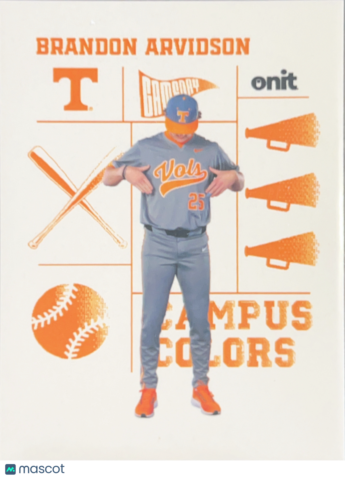 2026 ONIT Campus Colors Brandon Arvidson #CC-8