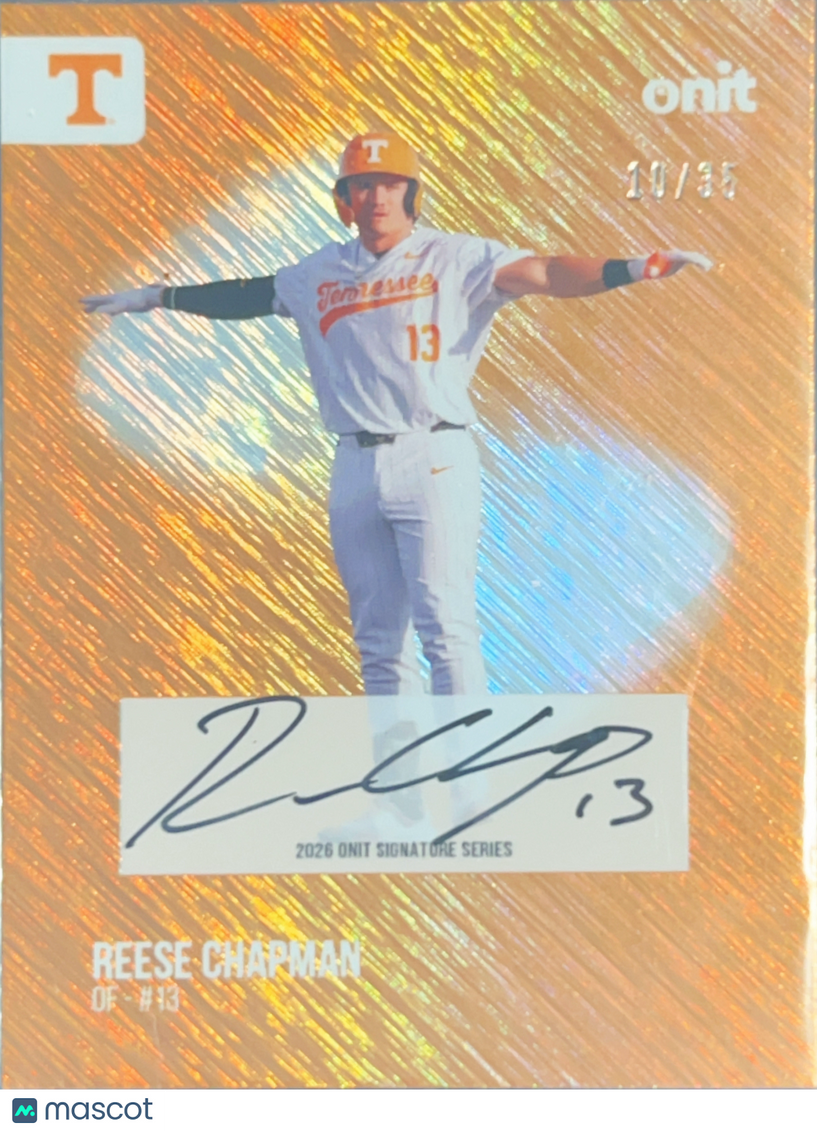 2025 ONIT Signature Series Reese Chapman #S-7 Orange Shimmer /35
