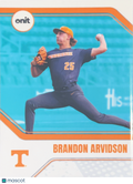 2026 ONIT Tennessee Baseball Brandon Arvidson #B-7