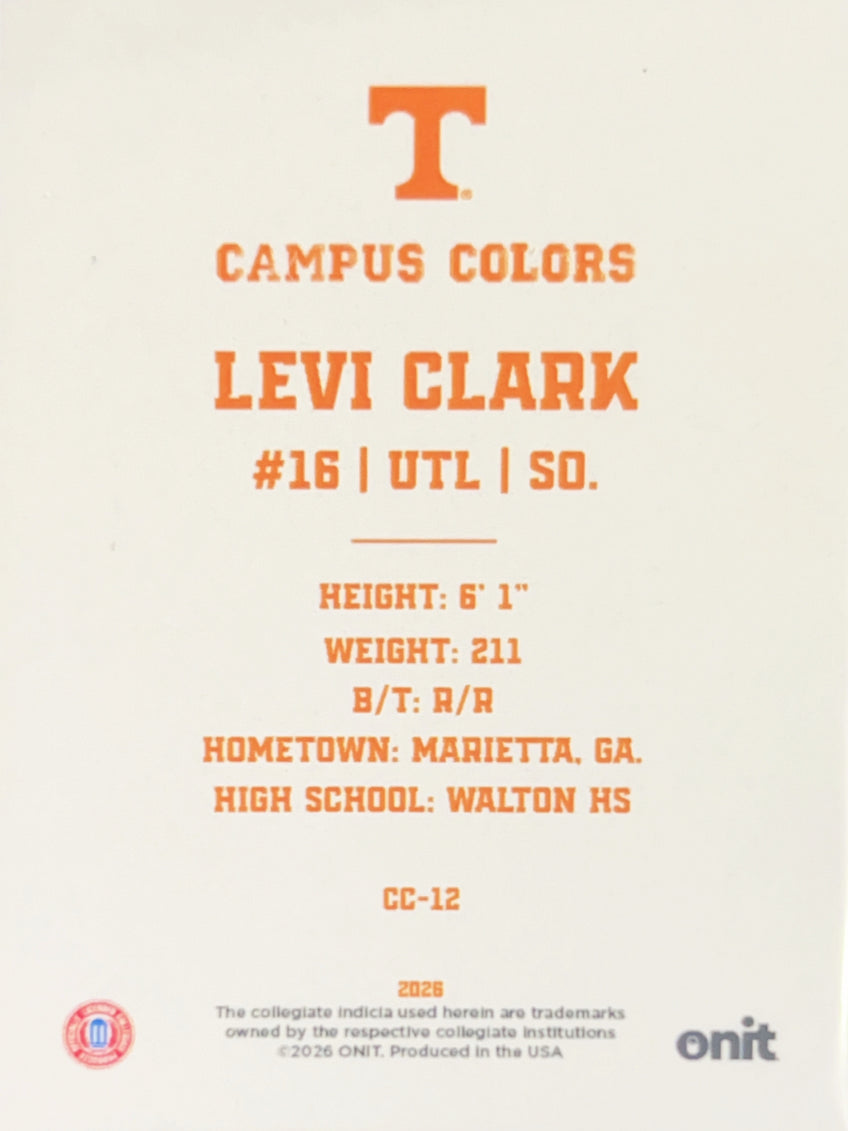2026 ONIT Campus Colors Levi Clark #CC-12