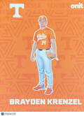 2026 ONIT Tennessee Baseball Brayden Krenzel #F-2