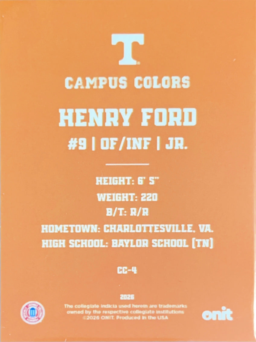 2026 Onit Campus Colors Henry Ford #CC-4