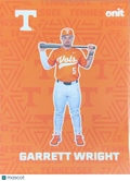 2026 ONIT Tennessee Baseball Garrett Wright #F-4