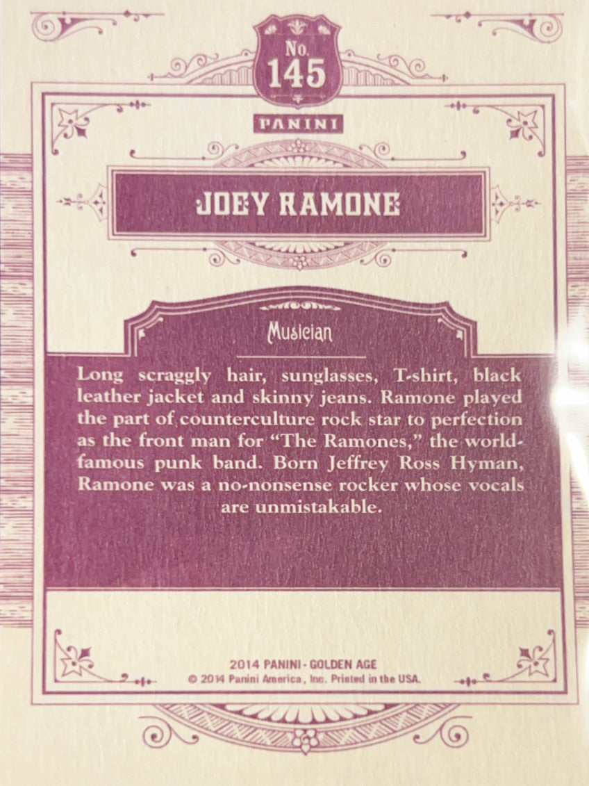 2014 Panini Golden Age Joey Ramone Musician #145