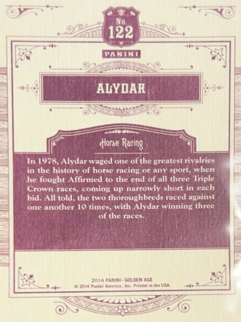 2014 Panini Golden Age Alydar #122
