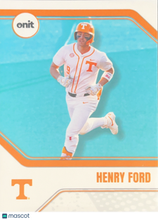 2026 ONIT Tennessee Baseball Henry Ford #B-20