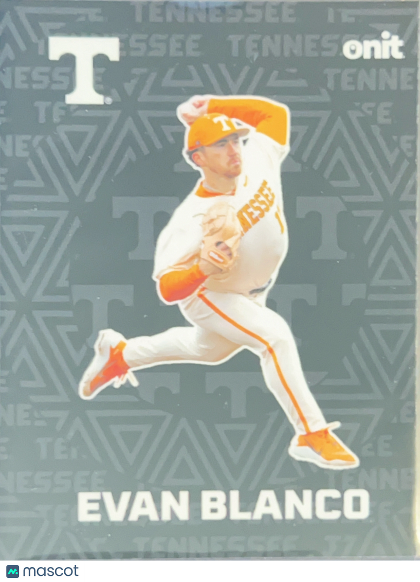 2026 ONIT Tennessee Baseball Evan Blanco #F-10