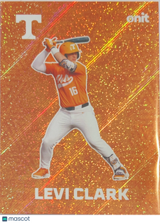 2026 ONIT Tennessee Baseball Levi Clark #F-6 Orange Shimmer