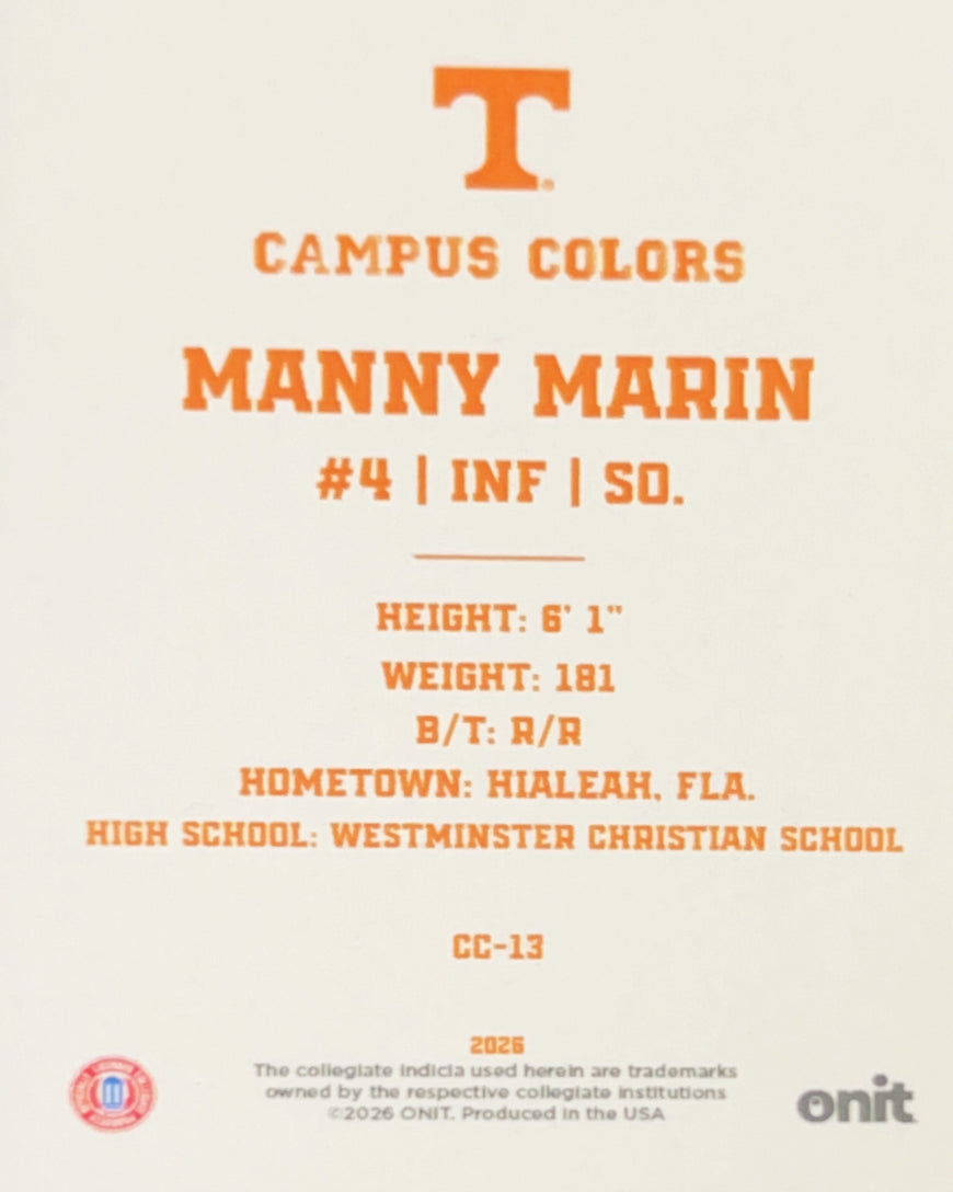 2026 ONIT Campus Colors Manny Marin #CC-13