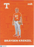 2026 ONIT Tennessee Baseball Brayden Krenzel #F-2