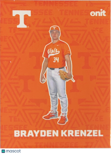 2026 ONIT Tennessee Baseball Brayden Krenzel #F-2