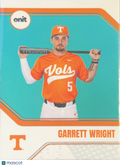 2026 ONIT Tennessee Vols Baseball Garrett Wright #B-19