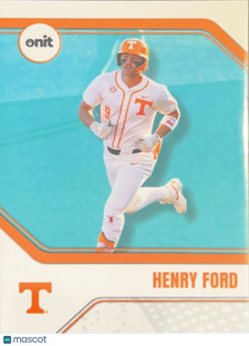 2026 ONIT Tennessee Baseball Henry Ford #B-20
