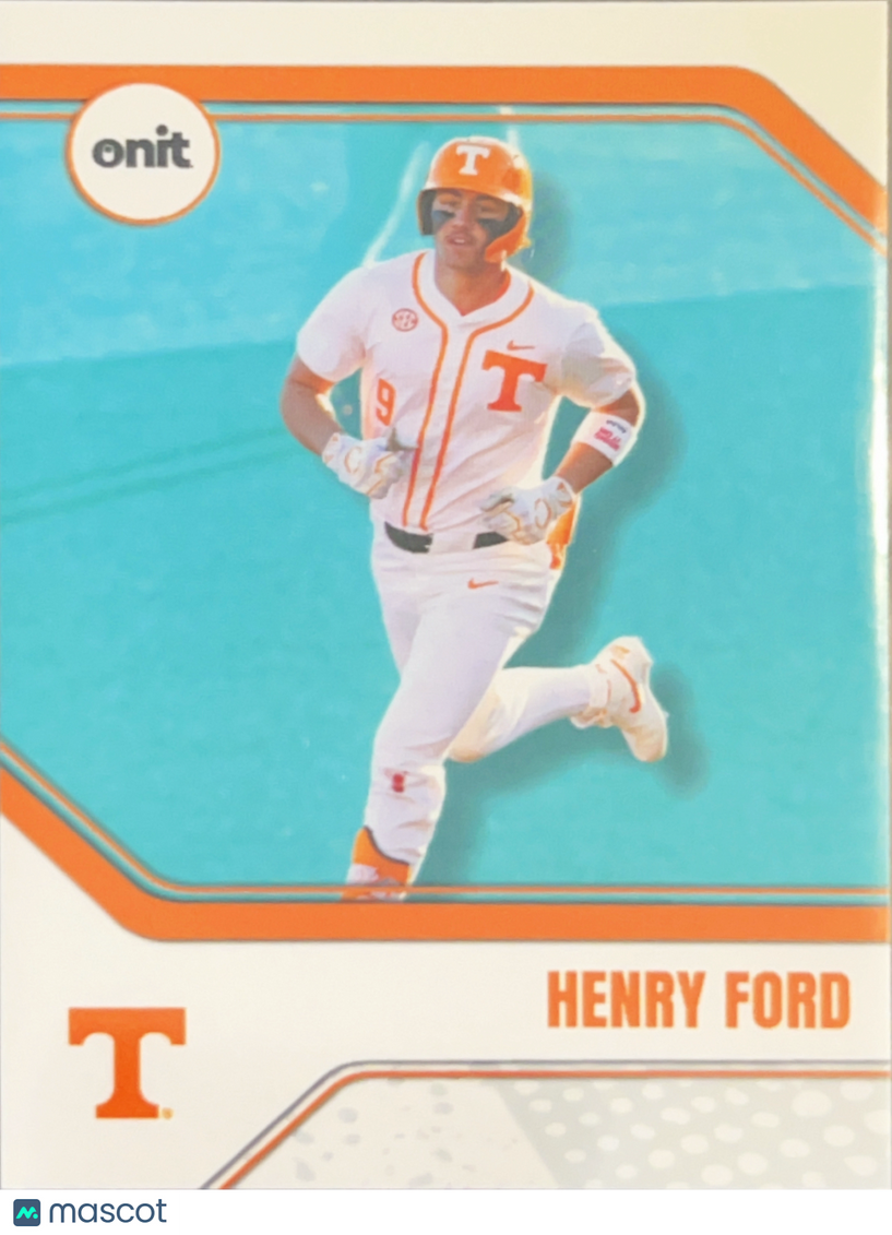2026 ONIT Tennessee Baseball Henry Ford #B-20