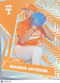 2026 ONIT Tennessee Baseball Hype Brandon Arvidson #H-1 Orange Prism 1/1