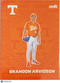 2026 ONIT Tennessee Baseball Brandon Arvidson #F-1