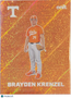 2026 ONIT Tennessee Baseball Brayden Krenzel #F-2 Orange Glitter