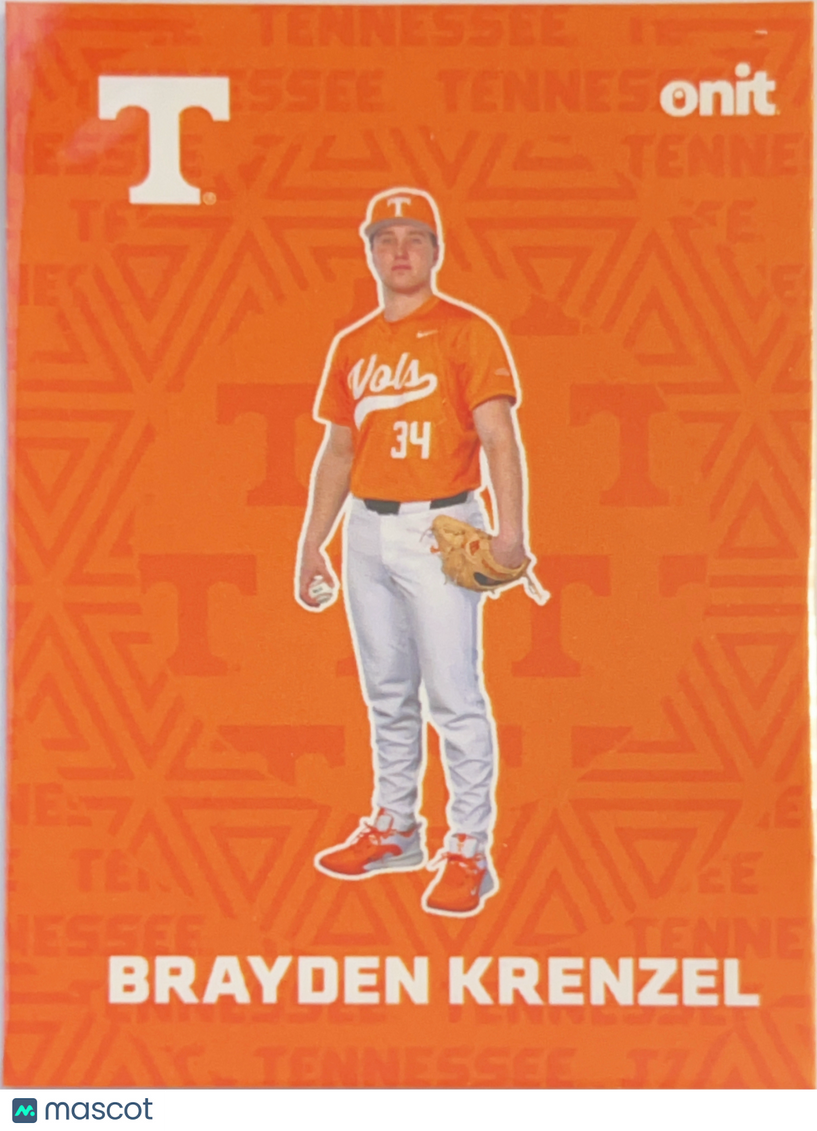 2026 ONIT Tennessee Baseball Brayden Krenzel #F-2