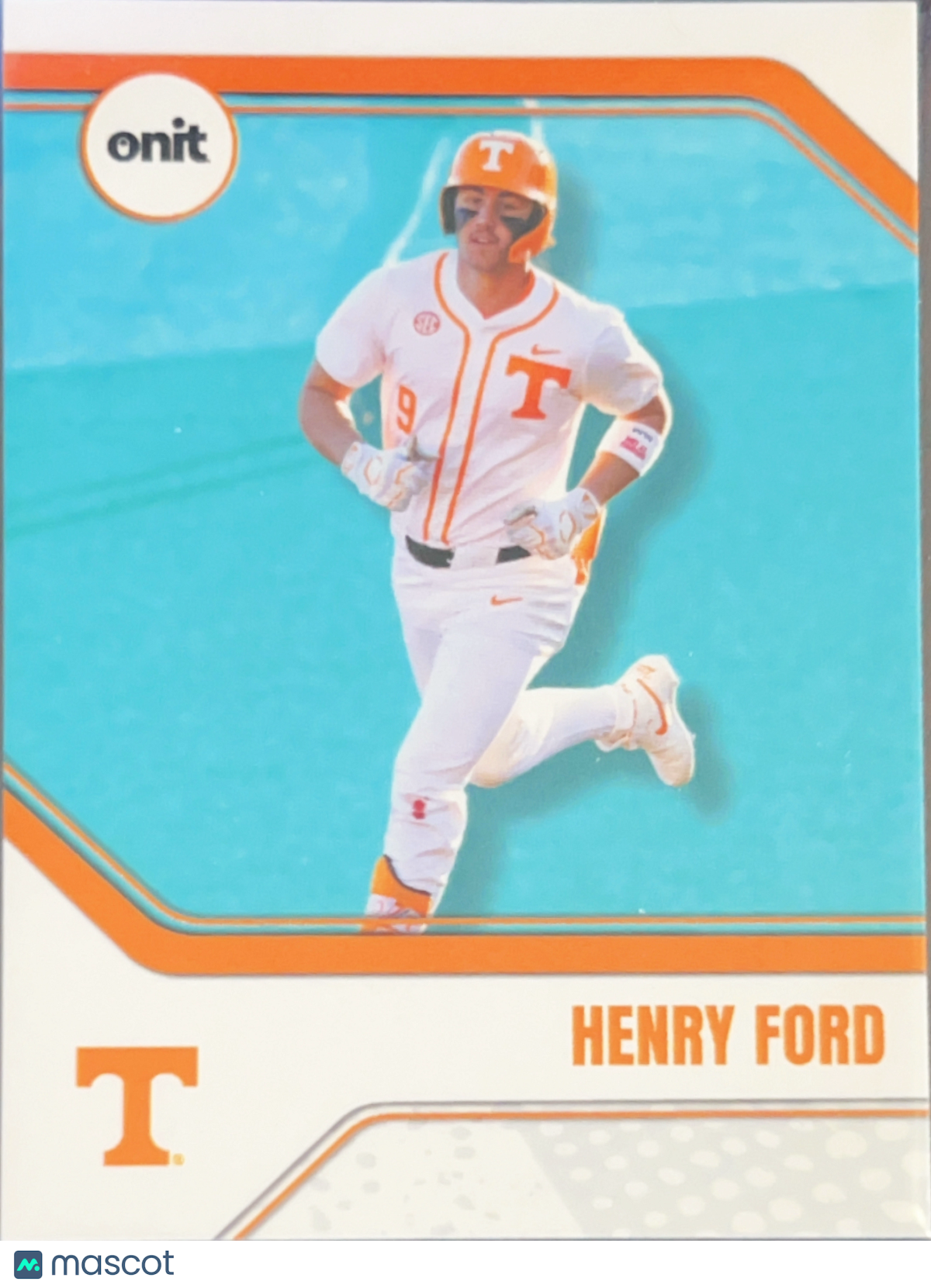 2026 ONIT Tennessee Baseball Henry Ford #B-20