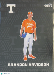 2026 ONIT Tennessee Baseball Brandon Arvidson #F-8