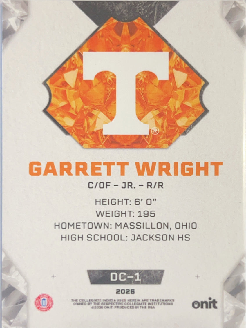 2020 Onit Diamond Cut Garrett Wright #DC-1